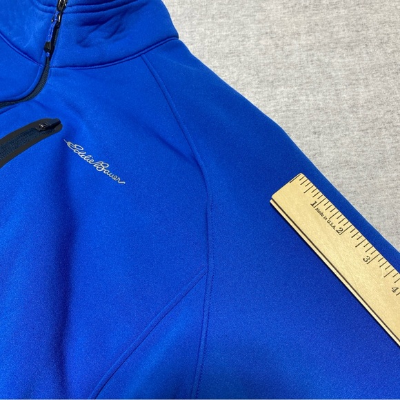 Eddie Bauer Pullover Mens Extra Large Blue First Ascent Radiator Fleece 1/4 XL - Picture 12 of 13